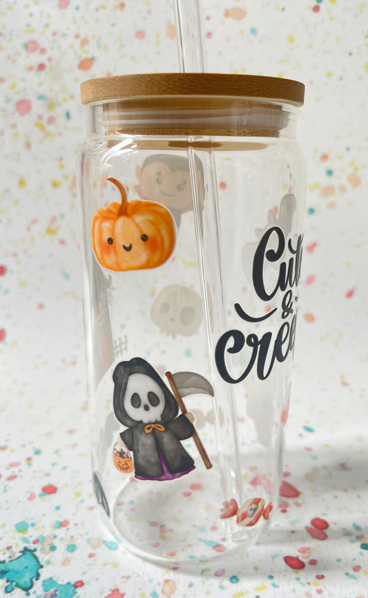 Cute & Creepy Character Libby Glasses  540ml