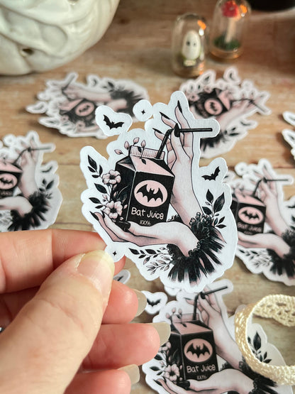 Bat Juice Laminated Sticker