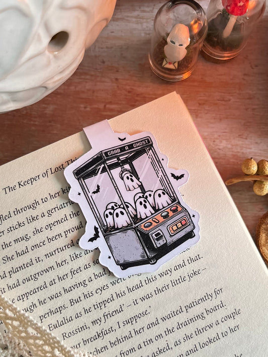 Ghostie Grab Machine Magnetic Bookmark.